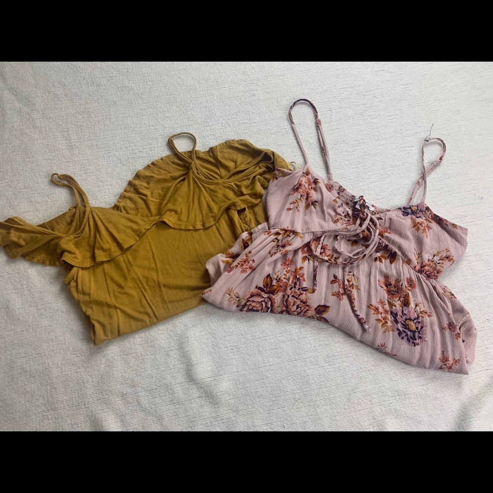 2 Off the Should/ Cut Out Tank Tops